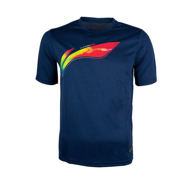 Li-Ning Big Logo Tee-Navy-XS