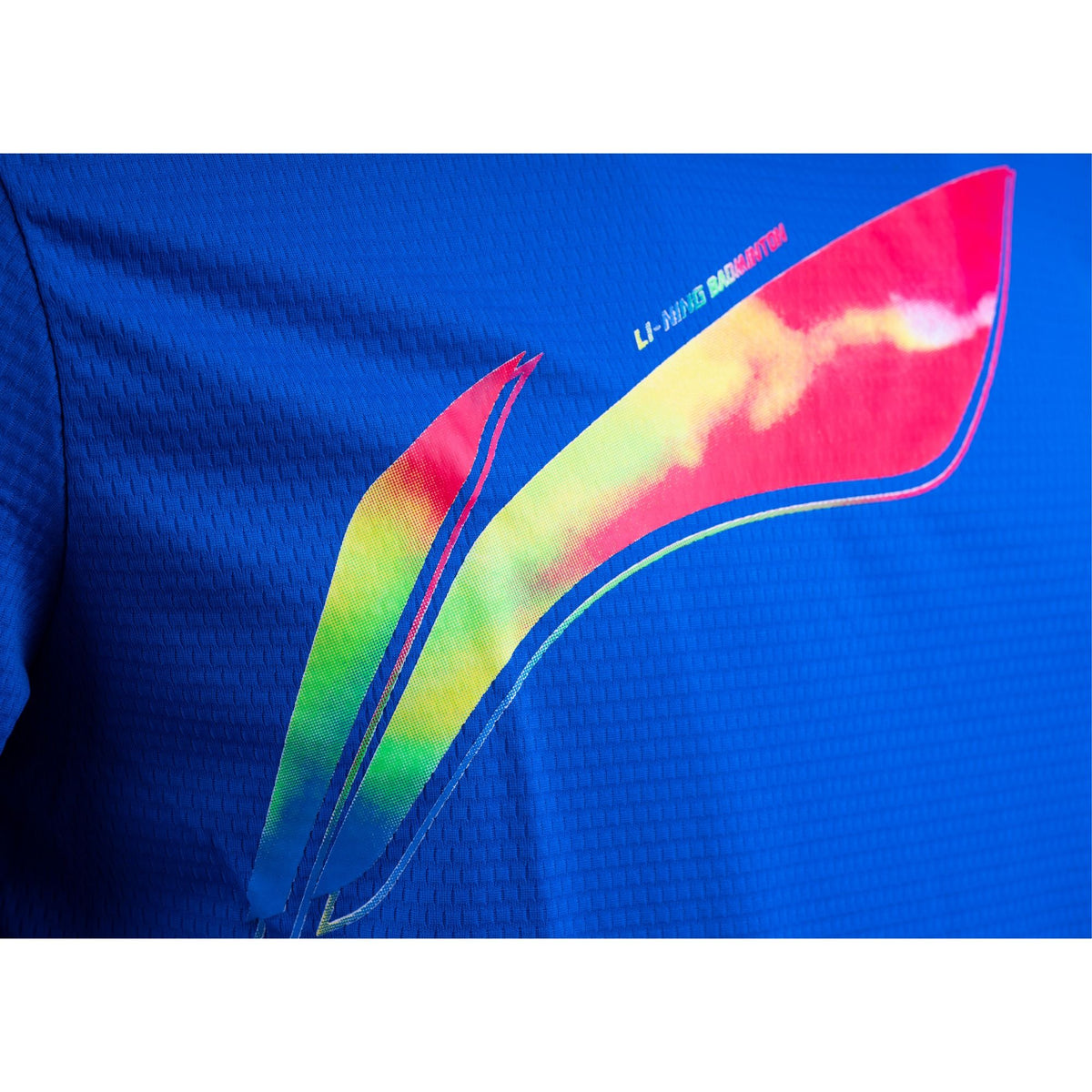 Li-Ning Big Logo Tee-Royal Blue-XS