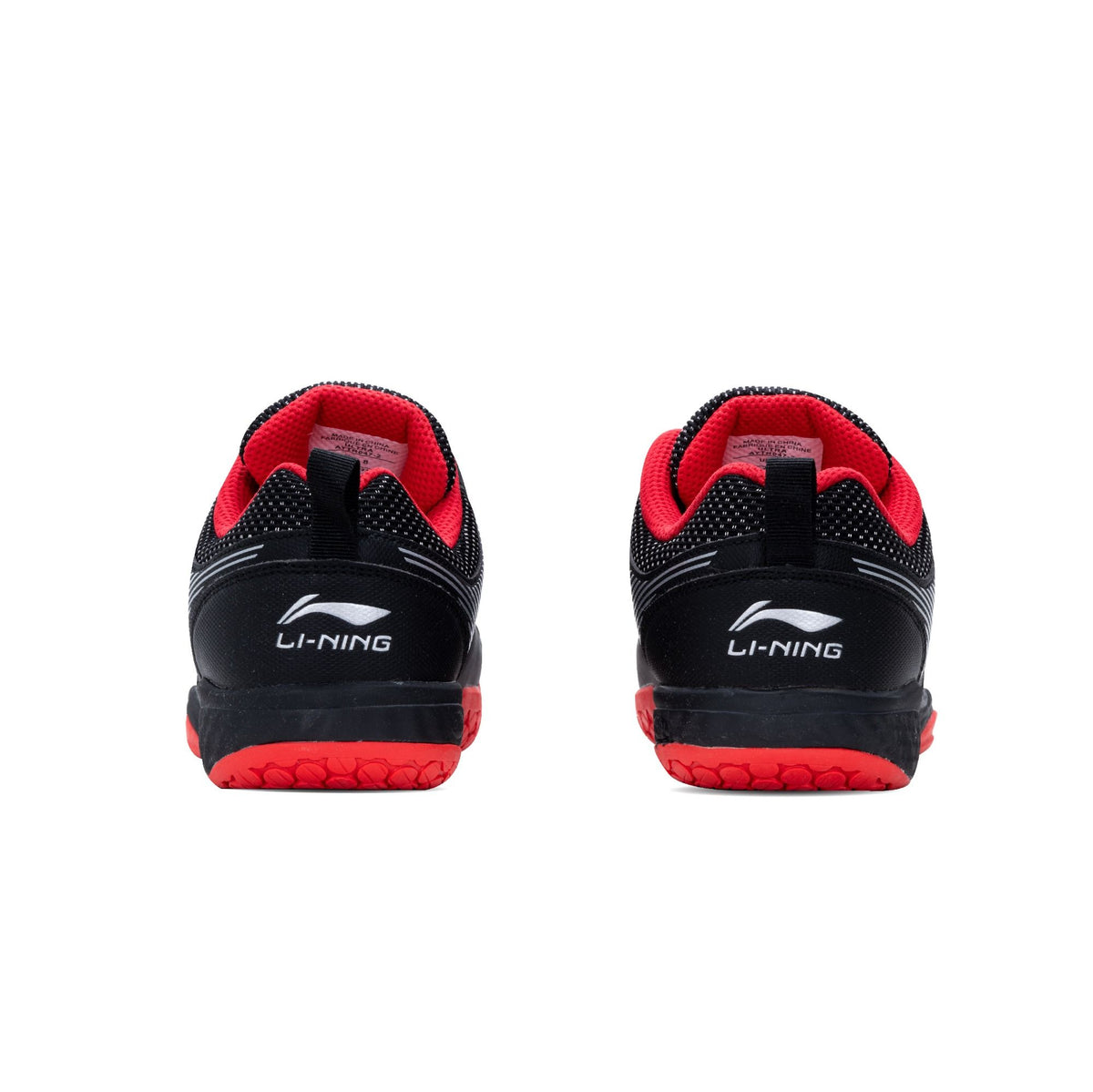 Li-Ning Ultra Badminton Shoe-Black/Red-9 UK