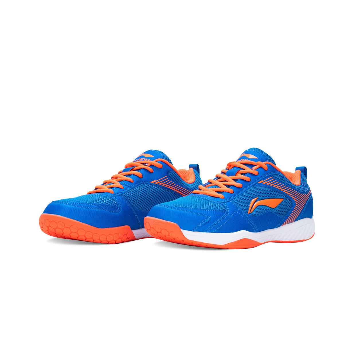 Li-Ning Ultra Badminton Shoe-Blue/Orange-9 UK