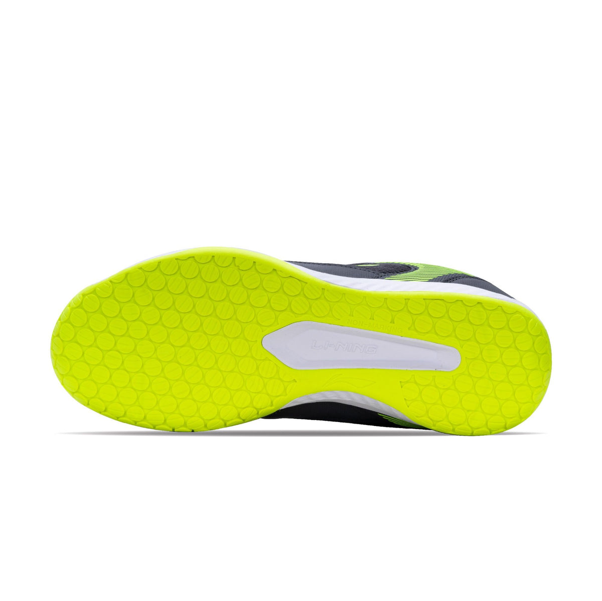 Li-Ning Ultra Badminton Shoe-Dark Grey/Lime-9 UK