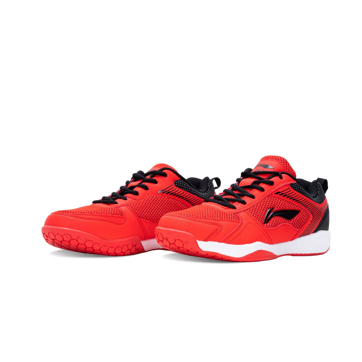 Li-Ning Ultra Badminton Shoe-Red/Black-9 UK