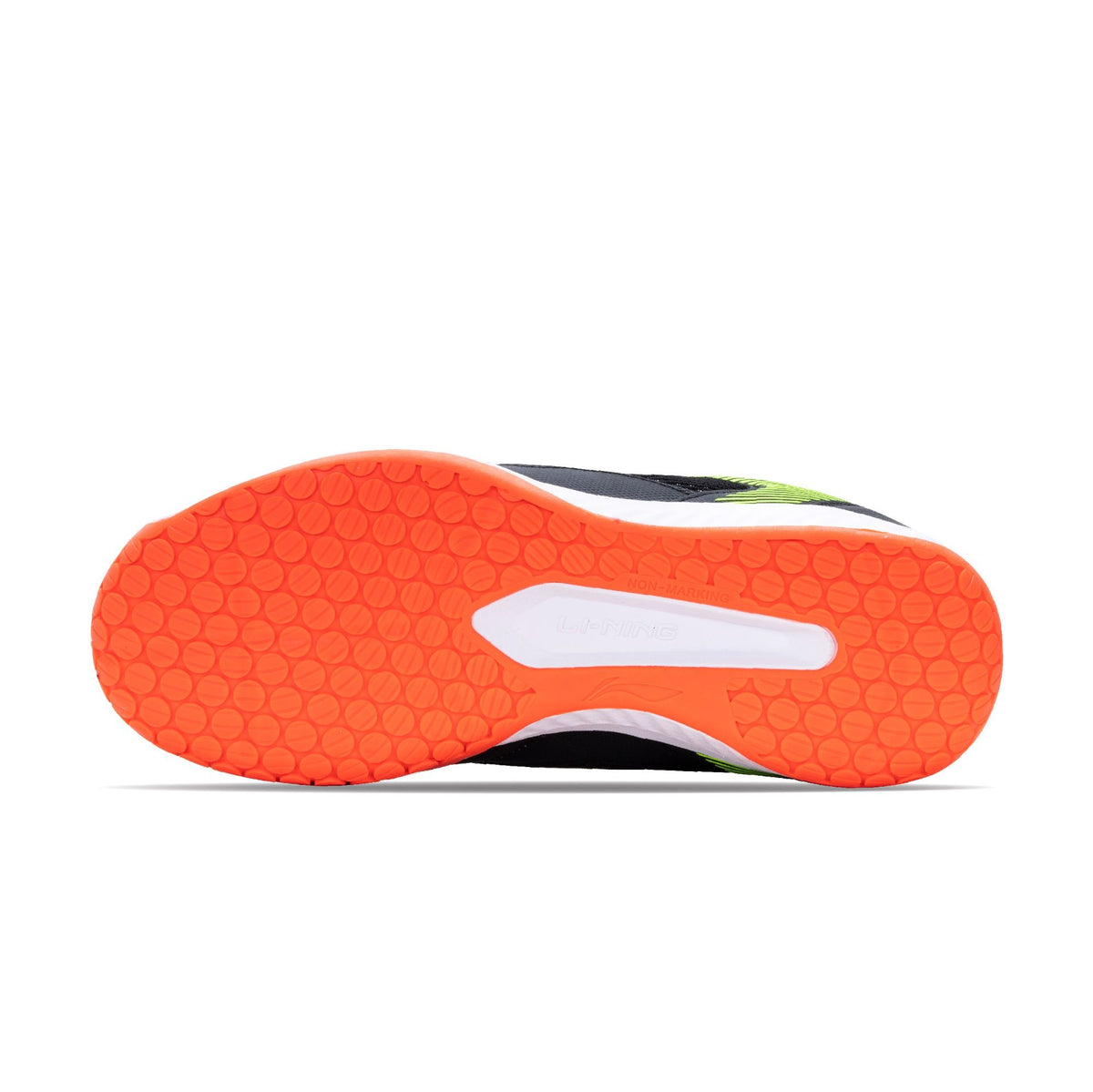 Li-Ning Ultra Badminton Shoe-Black/Lime/Orange-9 UK