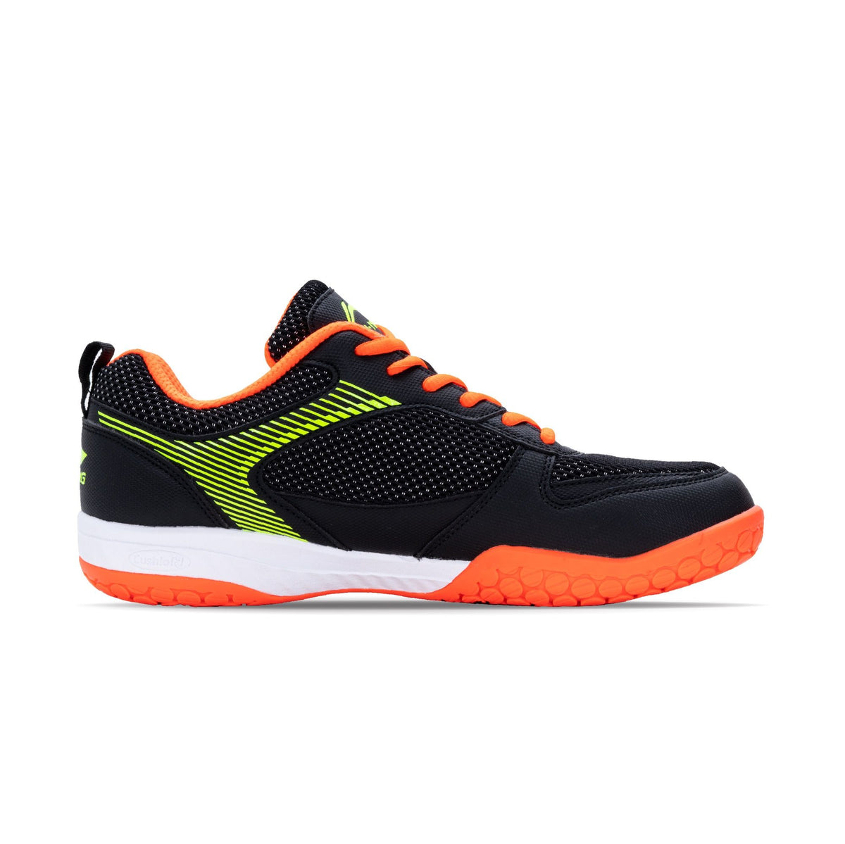 Li-Ning Ultra Badminton Shoe-Black/Lime/Orange-9 UK