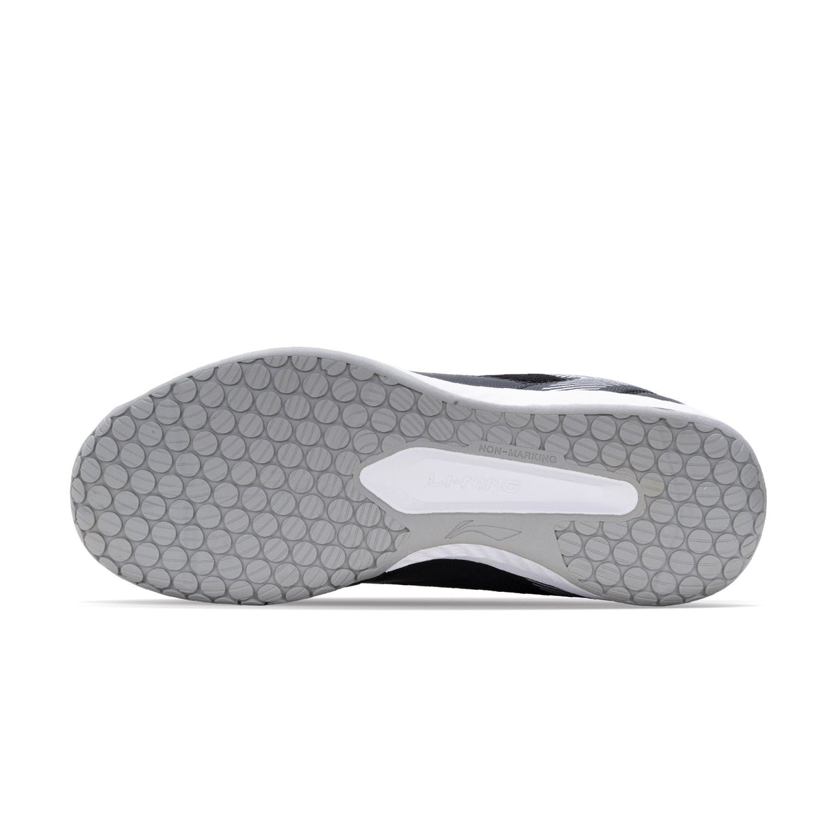 Li-Ning Ultra Badminton Shoe-Black/Silver-9 UK