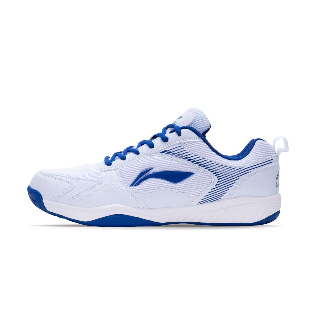Li-Ning Ultra Badminton Shoe-White/Blue-9 UK