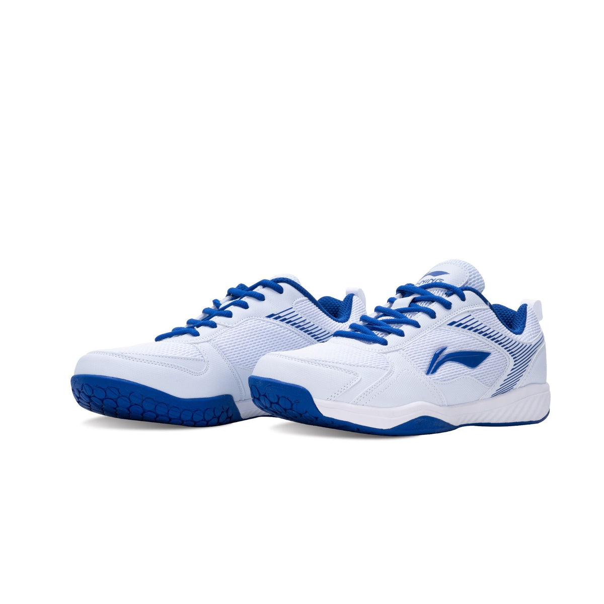 Li-Ning Ultra Badminton Shoe-White/Blue-9 UK