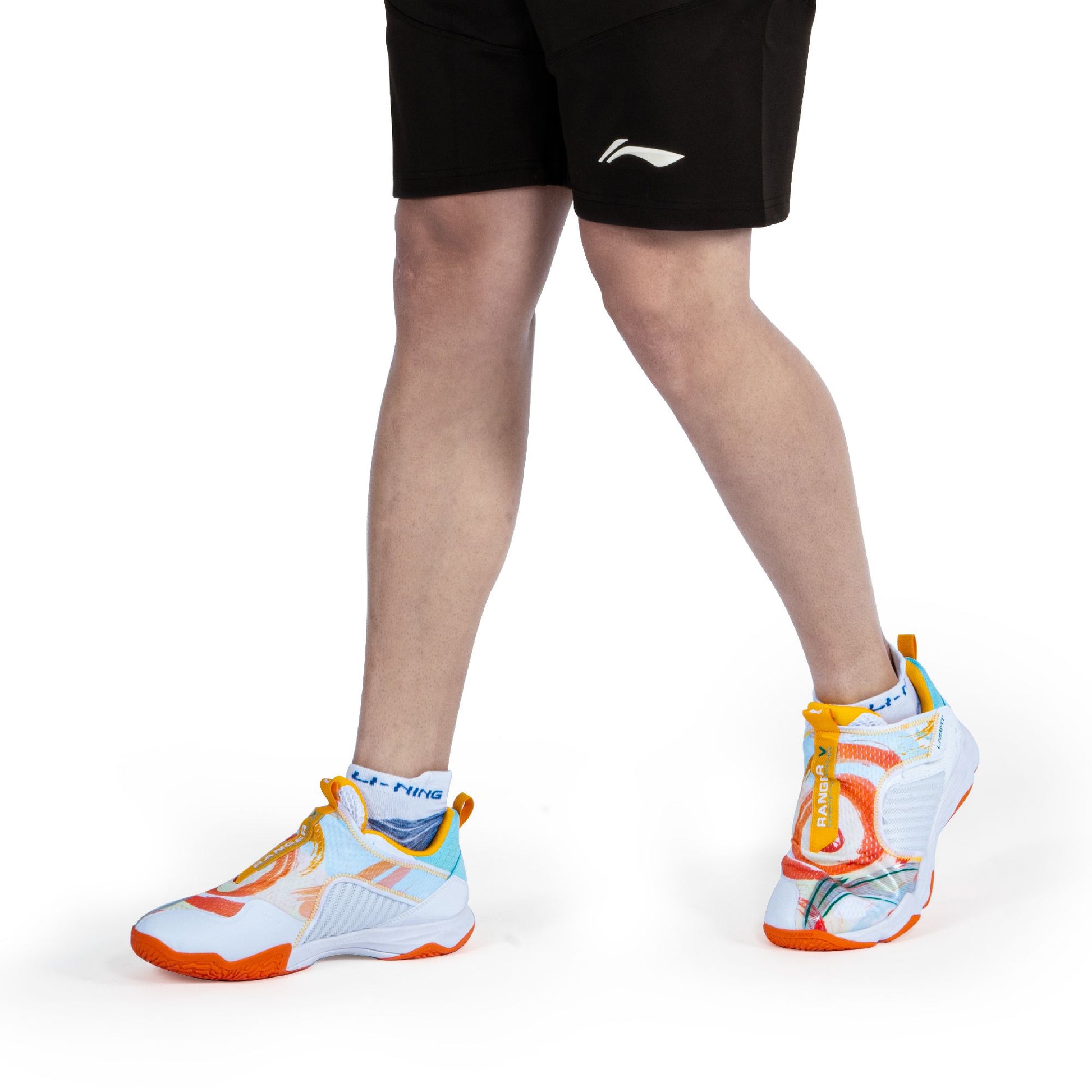 Li-Ning Ranger V Lite-White/Saffron-9 UK