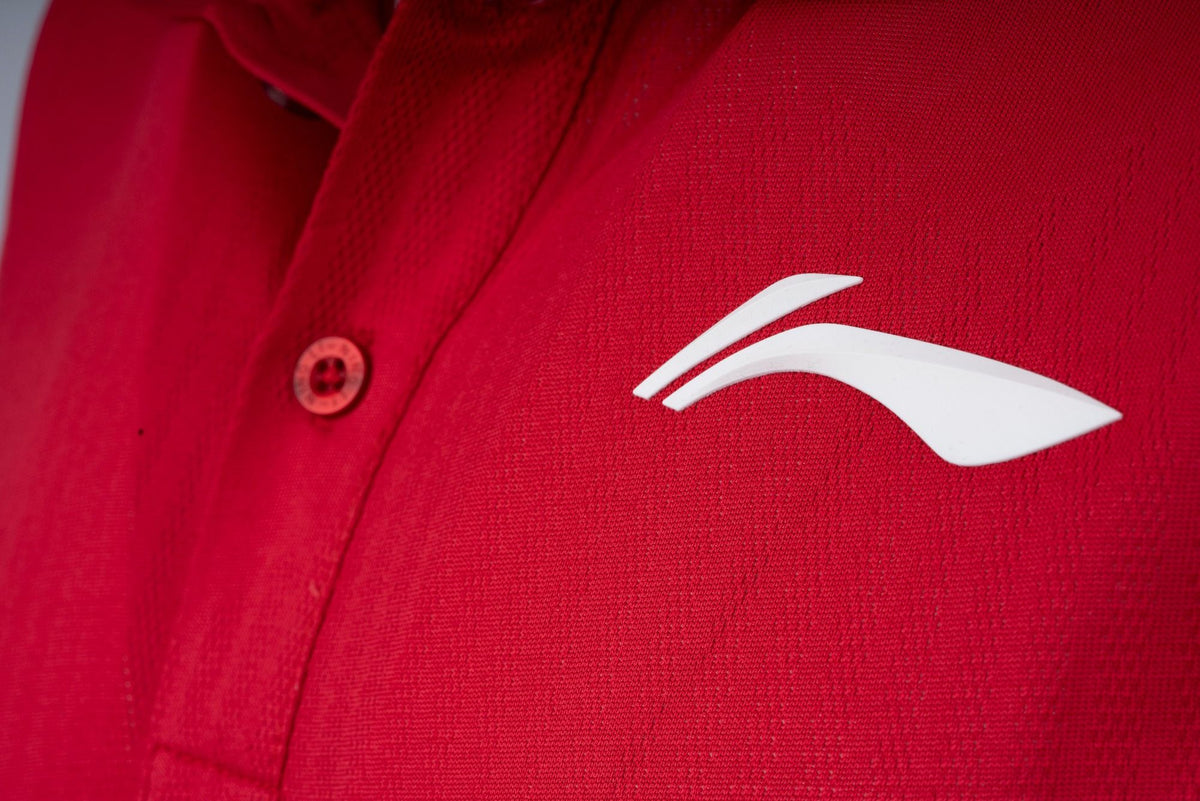 Li-Ning Training Polo Tee-Red-XS