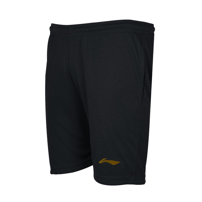 Li-Ning Essentials Shorts-Black/Gold -XL