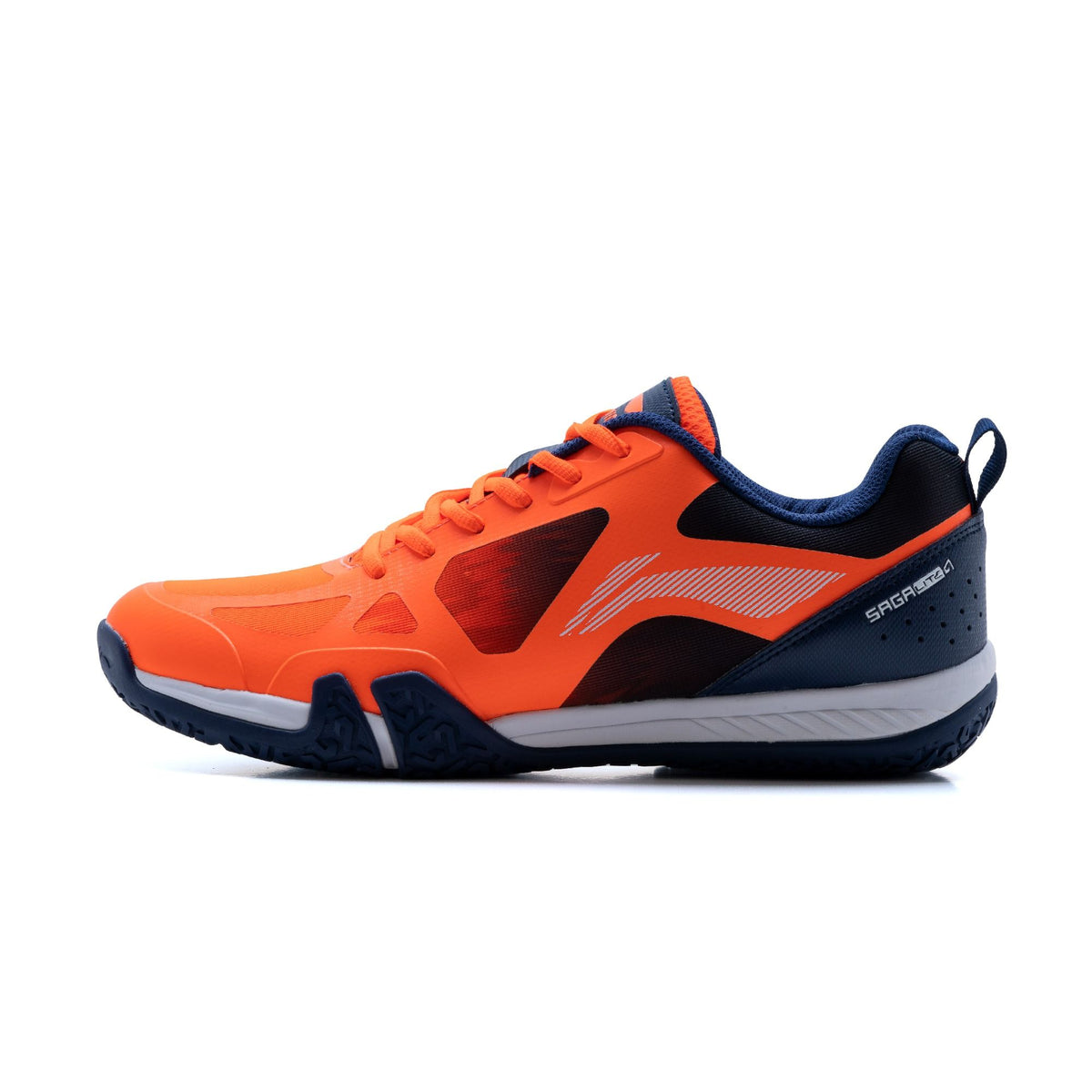 Li-Ning Saga Lite - 4-Orange / Navy-9 UK