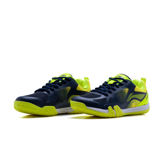 Li-Ning Saga Lite - 4-Navy/Lime-9 UK