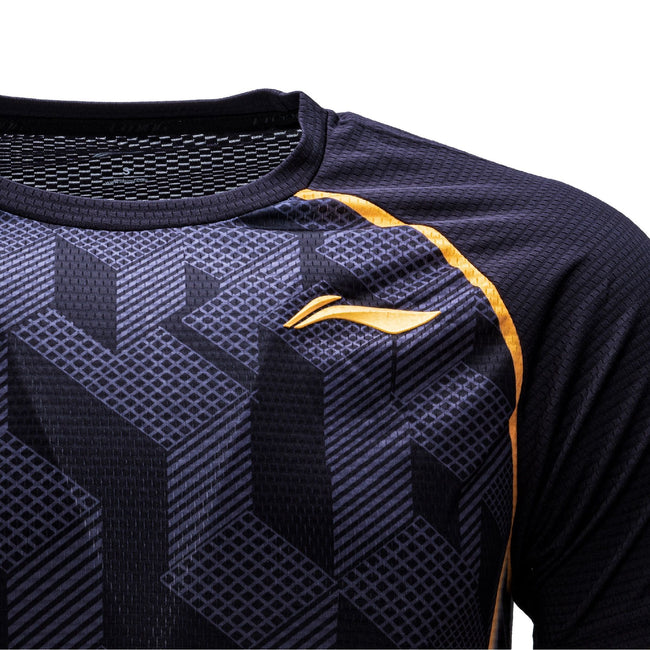 Li-Ning Defender T-shirt-Black-XS